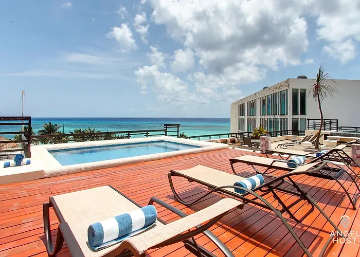 Hébergement de vacances Beachfront Penthouse Oceanview Rooftop And Pool Playa del Carmen